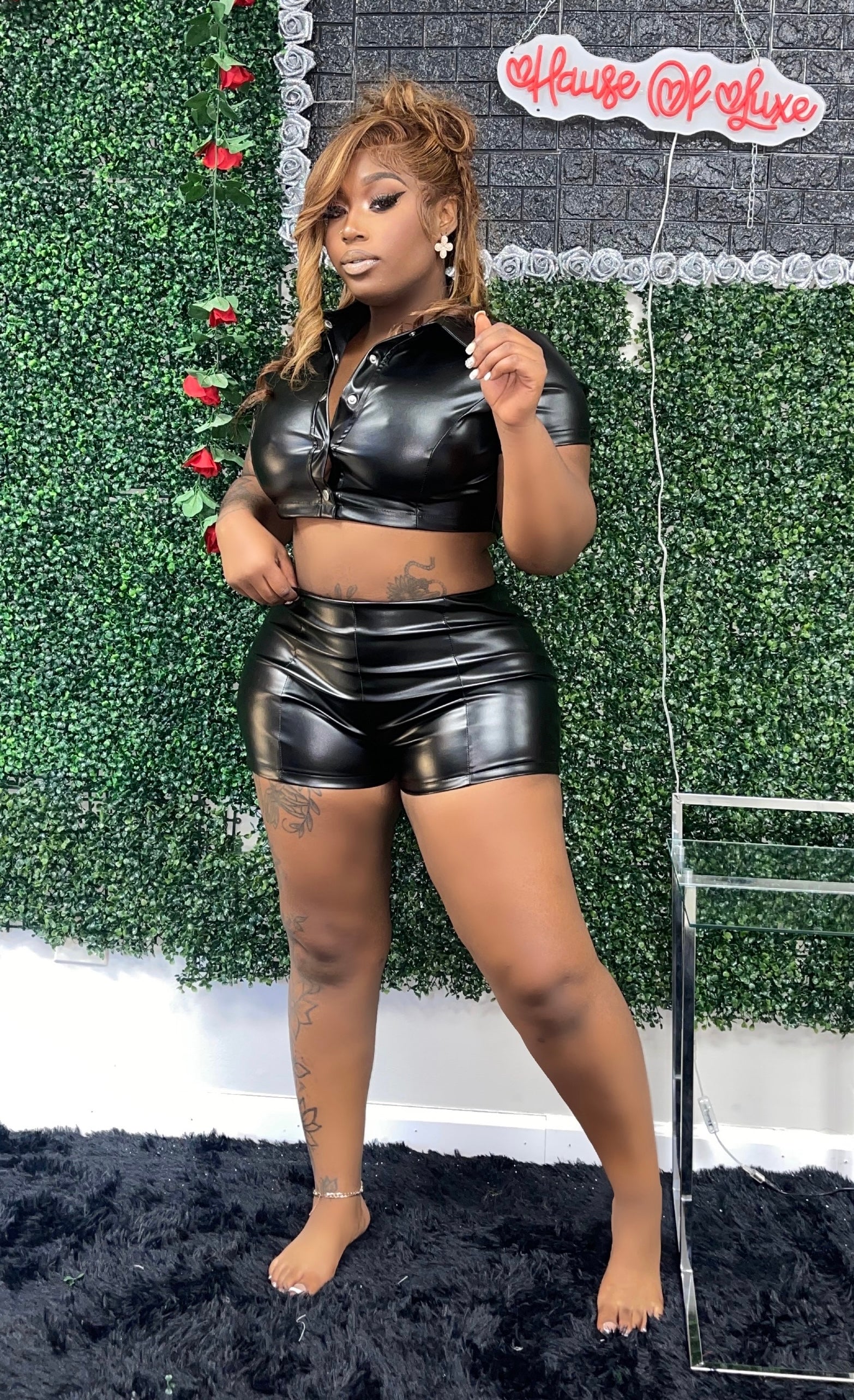 Black Leather Set