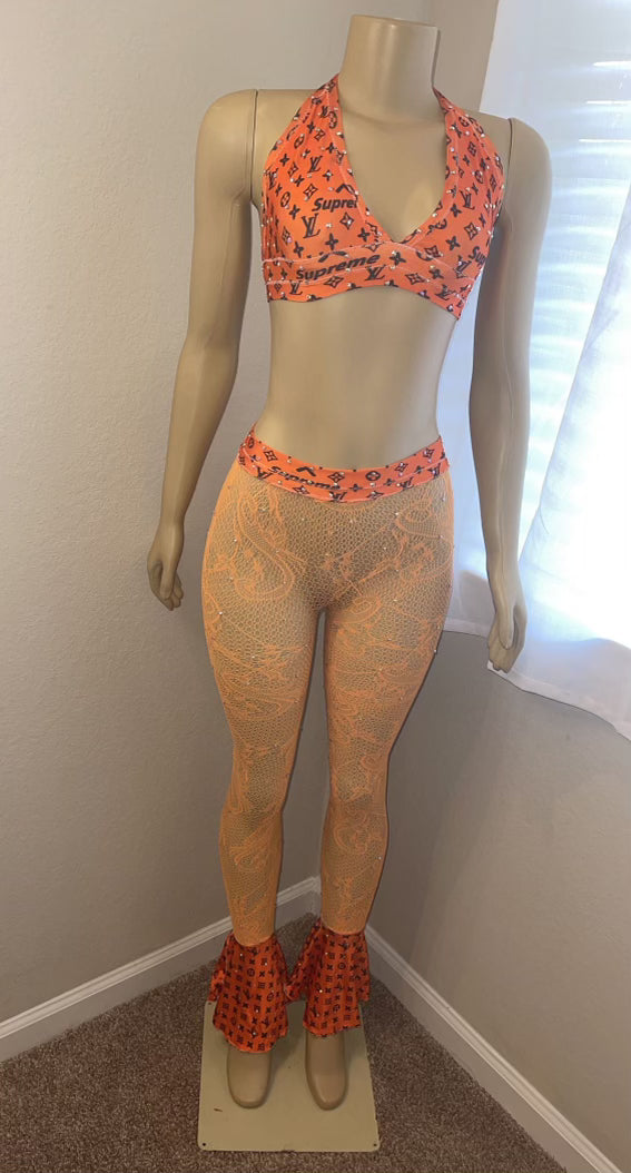 LV/Supreme Nova Pants Set