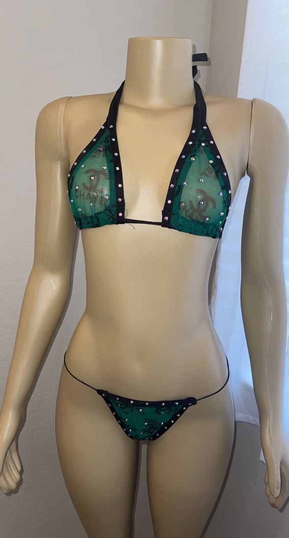Iced Out CoCo Chanel Set