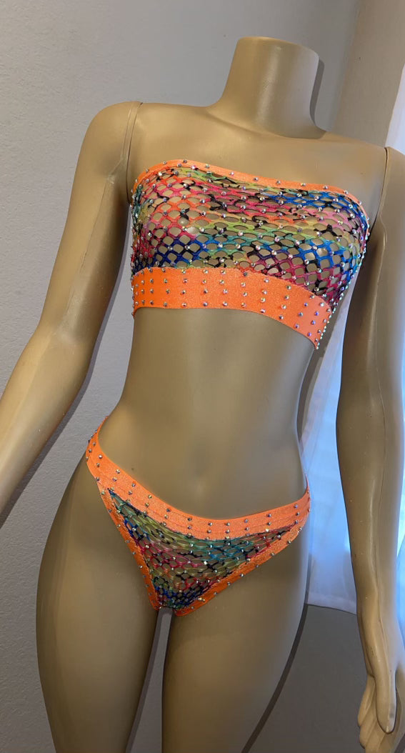 Iced Out Rainbow Set